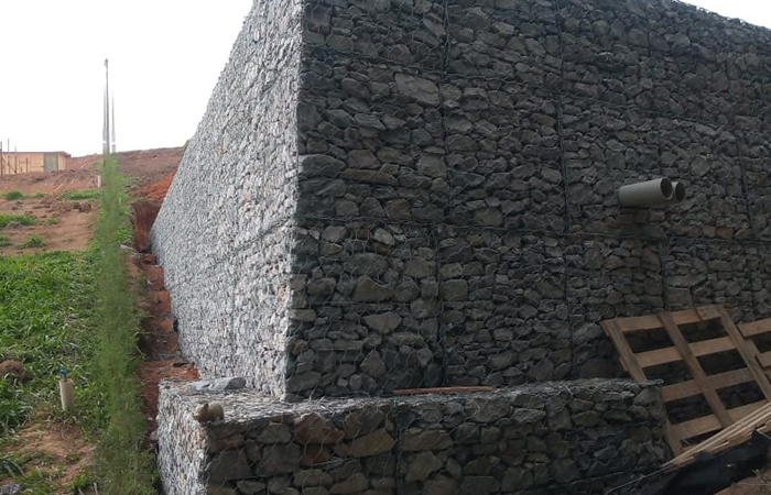 Tegra Carrão - Muro Gabião